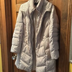Women’s long jacket with hood. Size XL.  Jones of New York